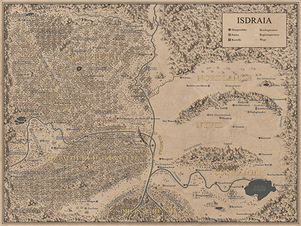 Isdraia Landkarte