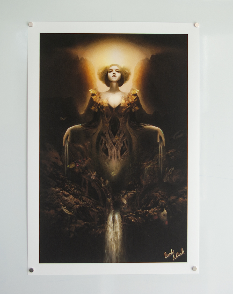 "Gaia" | 30 x 44cm auf Lithografiepapier (handsigniert)